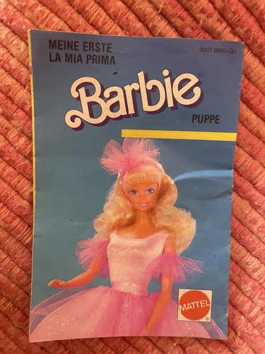 Libretto barbie first - first, 1984