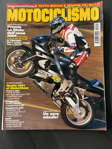 Motociclismo gennaio 2001 - motociclismo,