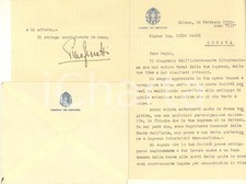 1930 MILANO Lettera on. Piero FERRETTI - Sviluppo aviazione turistica *Autografo