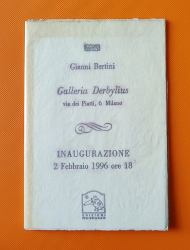 Gianni bertini galleria - bertini, (galleria