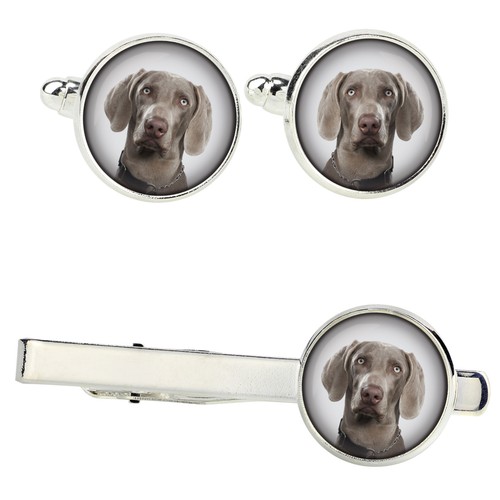Weimaraner set with clips - in, a