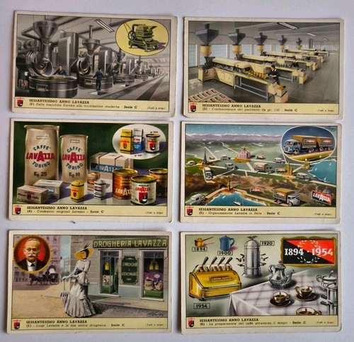 Figurine lavazza anni - anni, 50