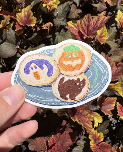 Original acrylic halloween - original,