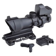 OTTICA ACOG 4X32 CON MINI RED DOT NERO AIM-O