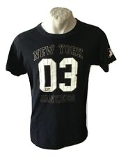 Maglia new york yankees 03 NY cooperstown majestic t-shirt taglia XL jersey nera