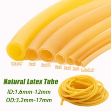 Tubo in gomma lattice naturale per tubo chirurgico alto elastico I.D 1,6mm-12mm giallo