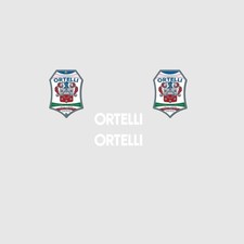 Decalcomanie, Trasferimenti, Adesivi Bici Ortelli n.1