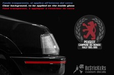 1 ADESIVO Peugeot 106 rallye 1.3 GTI 1.6 mk1 mk2 campione mondo rally 1985 1986