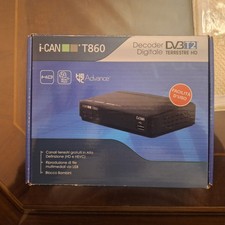 i-CAN T860 - DECODER DIGITALE TERRESTRE HD DVB-T2, USB, HDMI, PARENTAL CONTROL