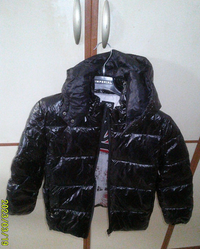 Giubbotto piumino nero - giubbotto,