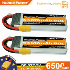 2 pezzi 11,1 V 3S 6500 mAh 60