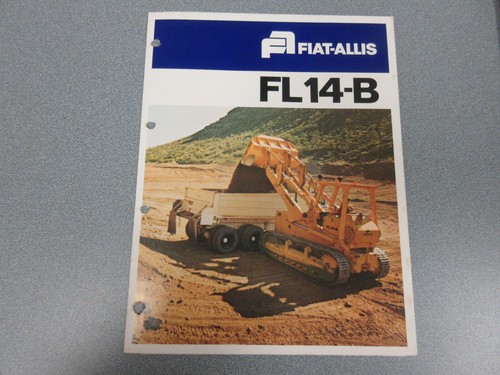 Fiat allis fl14 brochure - fiat, fl14-b