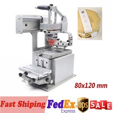 Dia. Macchina da stampa tampone tazza inchiostro 3,5" stampante manuale con tampone gomma 1 pz