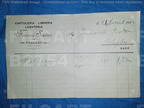 B2754 fattura como argegno - fattura,