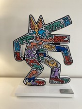 Keith HARING (after): scultura in vetro acrilico con COA