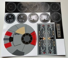 Lego Star Wars foglio adesivo