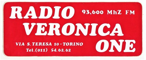 Adesivo radio veronica - radio,