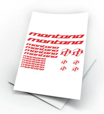 Montana kit adesivi per mountain bike e bici da corsa completo 17 pezzi