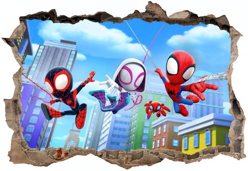 Adesivo murale spidey his - murale,