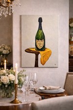 Quadro bottiglia champagne - bottiglia,