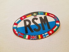 Adesivo stickers vintage REPUBBLICA SAN MARINO ( Anni 70/80 ) Turismo 