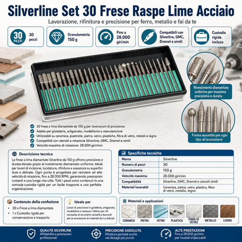 Set frese raspe lime - 30,