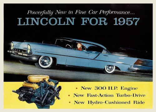 Lincoln 1957 auto rodn - lincoln,
