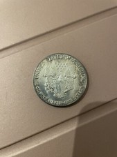 1987 US American Eagle 1 oz oncia moneta d'argento fine one dollar argento