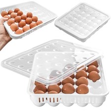 Portauova Contenitore Uova frigo da trasporto 30 uova organizer cucina