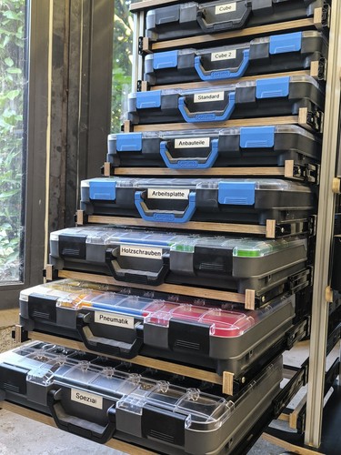 Cassetto boxx con - cassetto, estrazione