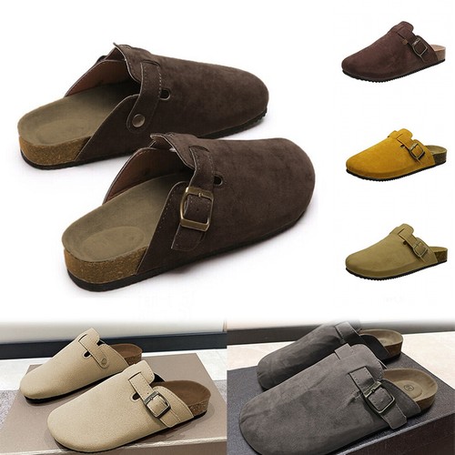 Donna fibbia mules casual