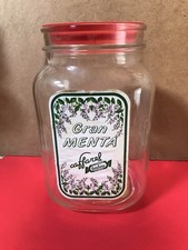 Barattolo di vetro - Caramelle Gran Menta - Caffarel