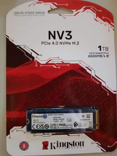 Ssd interno kingston nv3 1tb - nv3,
