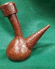 Vintage Porron Tooled Leather