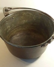 PORTAVASO IN RAME-VINTAGE-PAIOLO-CASSERUOLA-TEGAME-PENTOLA-FIORIERA-PORTAFRUTTA+