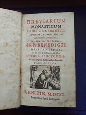 Antico volume del Breviarium