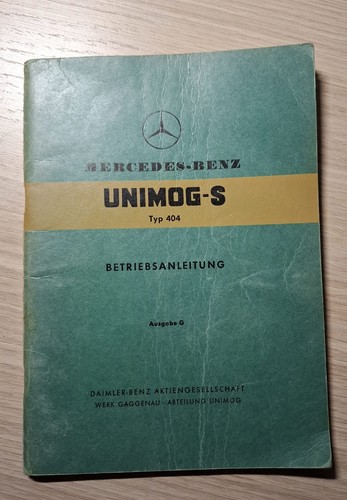 Mercedes unimog 404 manuale - 404,