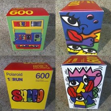 RARO Sheefy McFly 1xRun Edizione Limitata Macchina fotografica Polaroid 600 ARTE NUOVA IN SCATOLA 