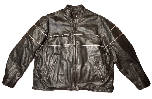Giacca moto vintage hudson - giacca,