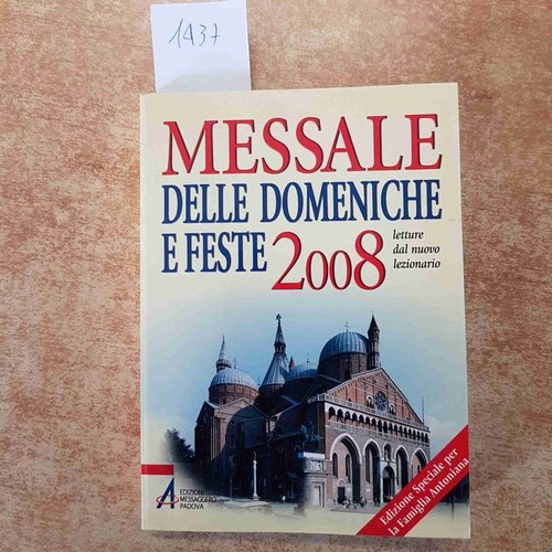 Messale delle domeniche - messale,