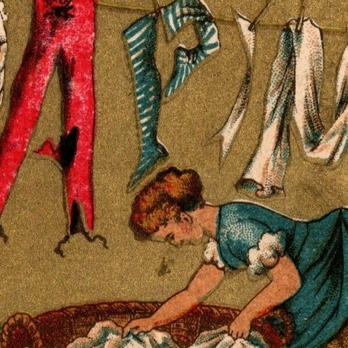 Carta commerciale vittoriana - carta,