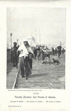 Stampa antica ISTANBUL Ponte