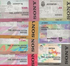 BIGLIETTO JUVENTUS ROMA LAZIO MILAN SAMPDORIA PARMA ATALANTA UDINESE LOTTO 10