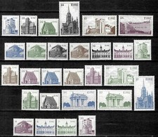 Irlanda 1982 -1988 ☀ Architettura Irlandese ☀ MNH** 28 Valori