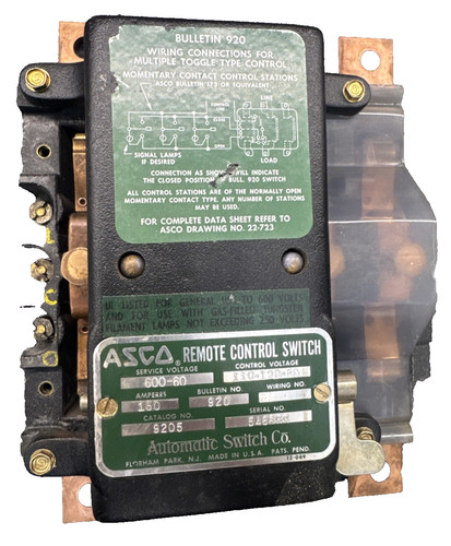 Asco 9206 920 interruttore - 9206, rc
