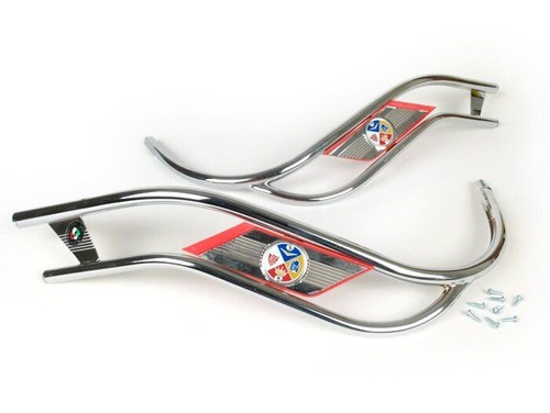 Salvabordo doppio tubo fregi - doppio,
