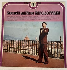 Narciso Parigi Lp Vinile Stornelli Sull'Arno
