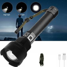 P70 Torcia LED ultra potente ricaricabile escursione escursioni USB strobo flash