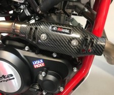 Protezione collettore carbonio protezione termica per Beta RR Enduro 4T 125 LC 2021-