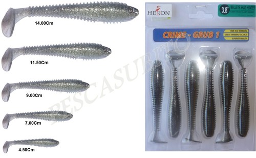 Shad grigio gomma - shad,